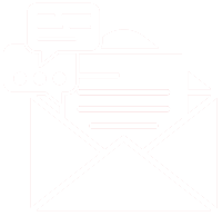 Open letter with message bubbles